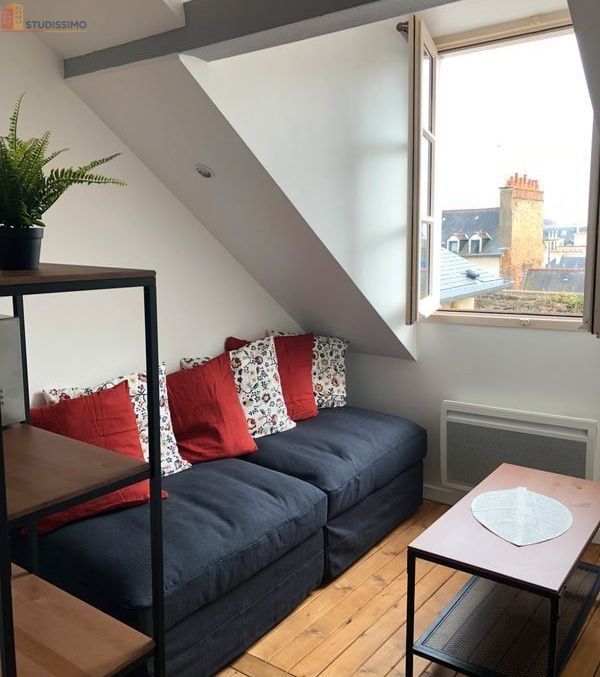 Studio meublé 15m² Rennes centre - Dernier étage, ascenseur - Photo 1