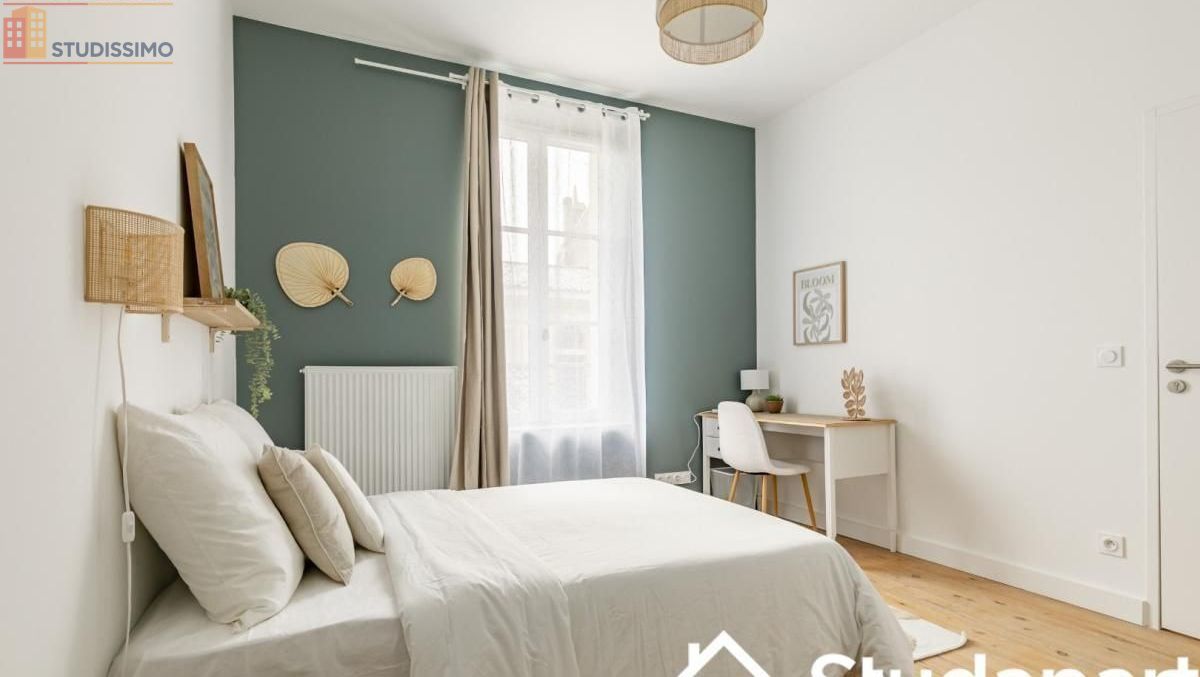Studio meublé 18m² Bordeaux 33100 - Lumineux, DPE A - Photo 7