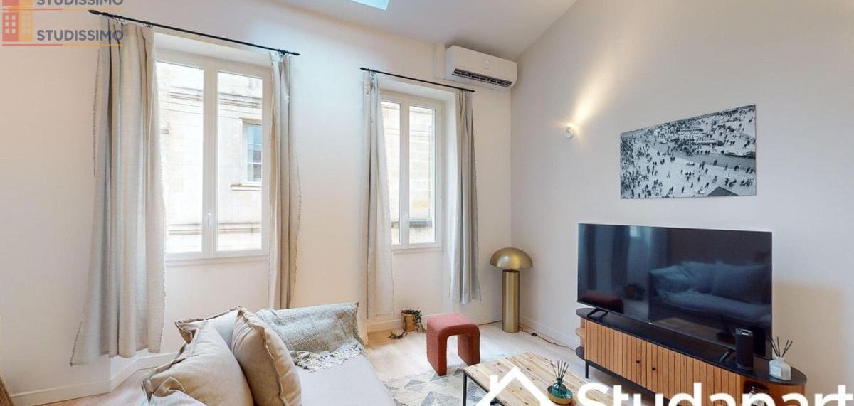 Studio meublé 11m² Bordeaux centre - Calme, lumineux - Photo 9