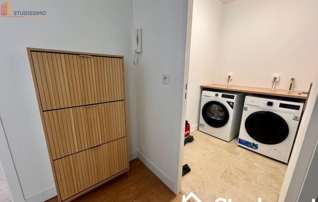 Studio meublé 11m² Bordeaux 33300 - Étage élevé, lumineux - Photo 2
