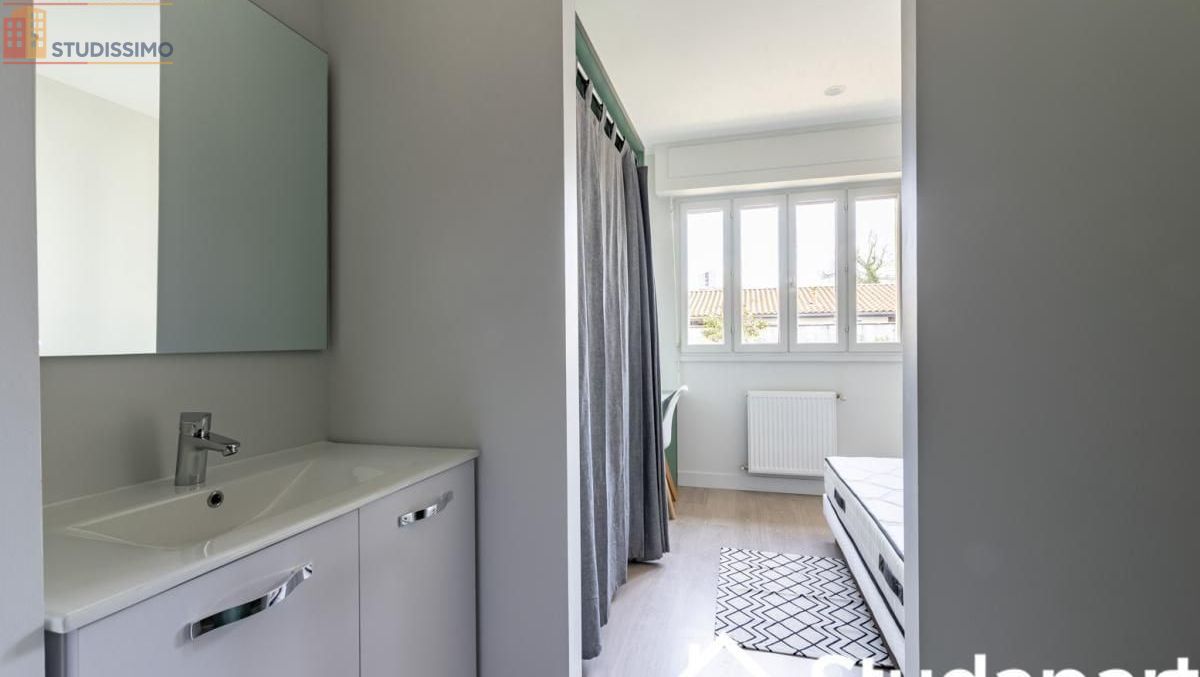 Studio meublé 12m² Talence - Chambre équipée, DPE A - Photo 12