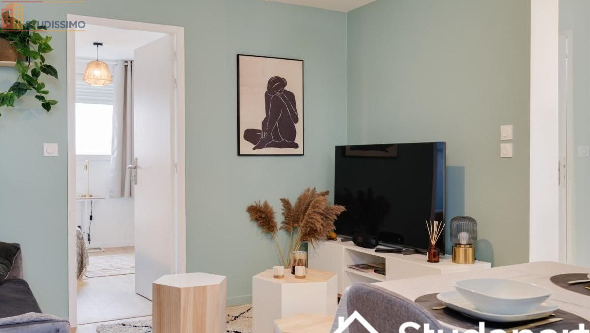 Studio meublé 10m² Mérignac - Meublé, DPE A - Photo 9