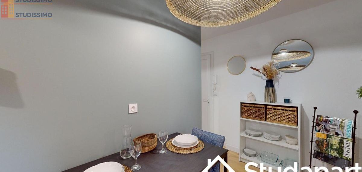 Studio meublé 11m² Bordeaux 33800 - Coin nuit, lumineux - Photo 1