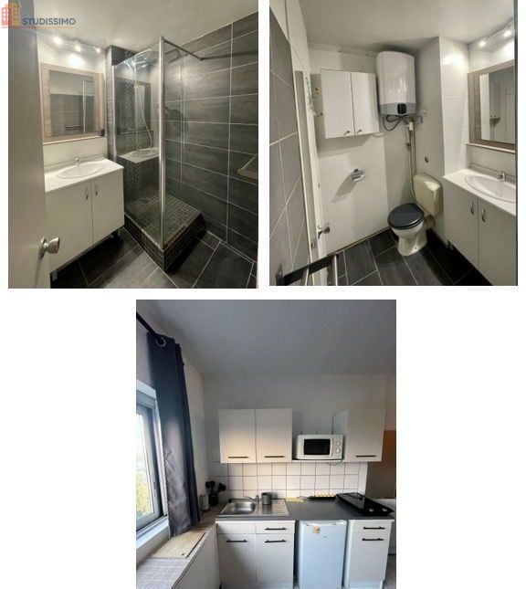 Studio meublé 18m² Gradignan - Meublé, dernier étage - Photo 1