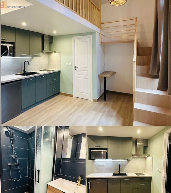 Studio meublé 24m² Bordeaux centre - Loft, lumineux - Photo 2