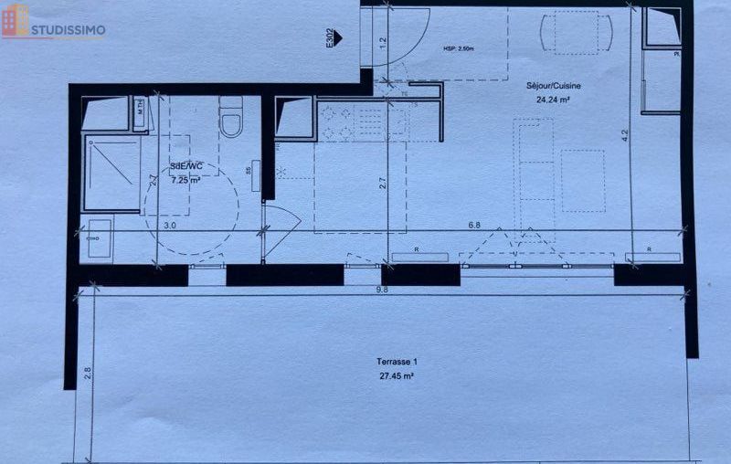 Studio 31m² Bordeaux 33100 - Terrasse, quartier Darwin - Photo 1