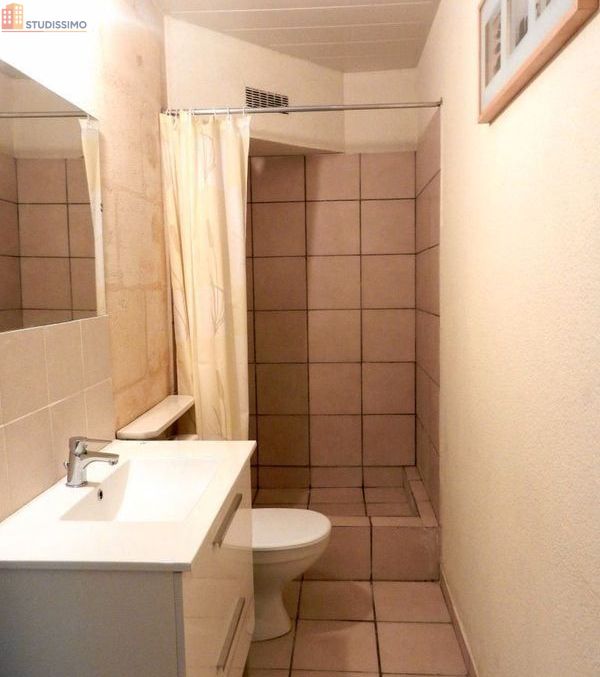 Studio meublé 25m² Bordeaux 33800 - Meublé, DPE D - Photo 2