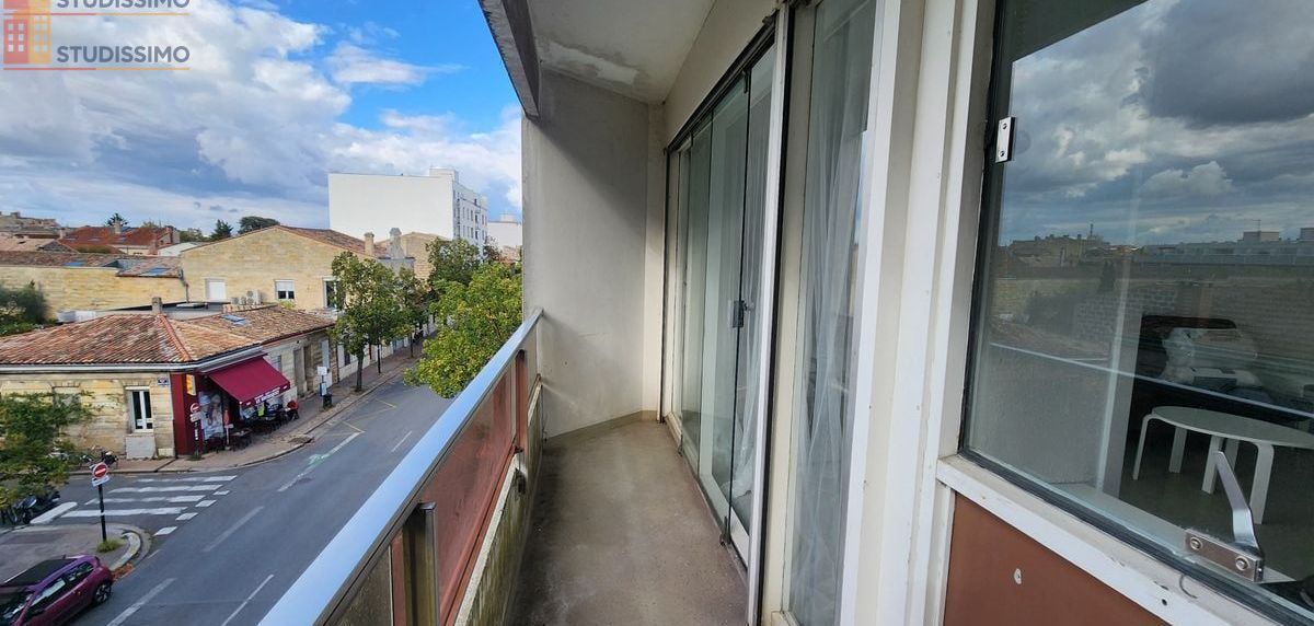 Studio meublé 27m² Bordeaux Nansouty - Lumineux, balcon - Photo 9