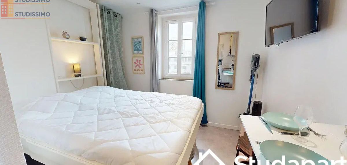 Studio meublé 13m² Rennes centre - Calme, 4e étage - Photo 4