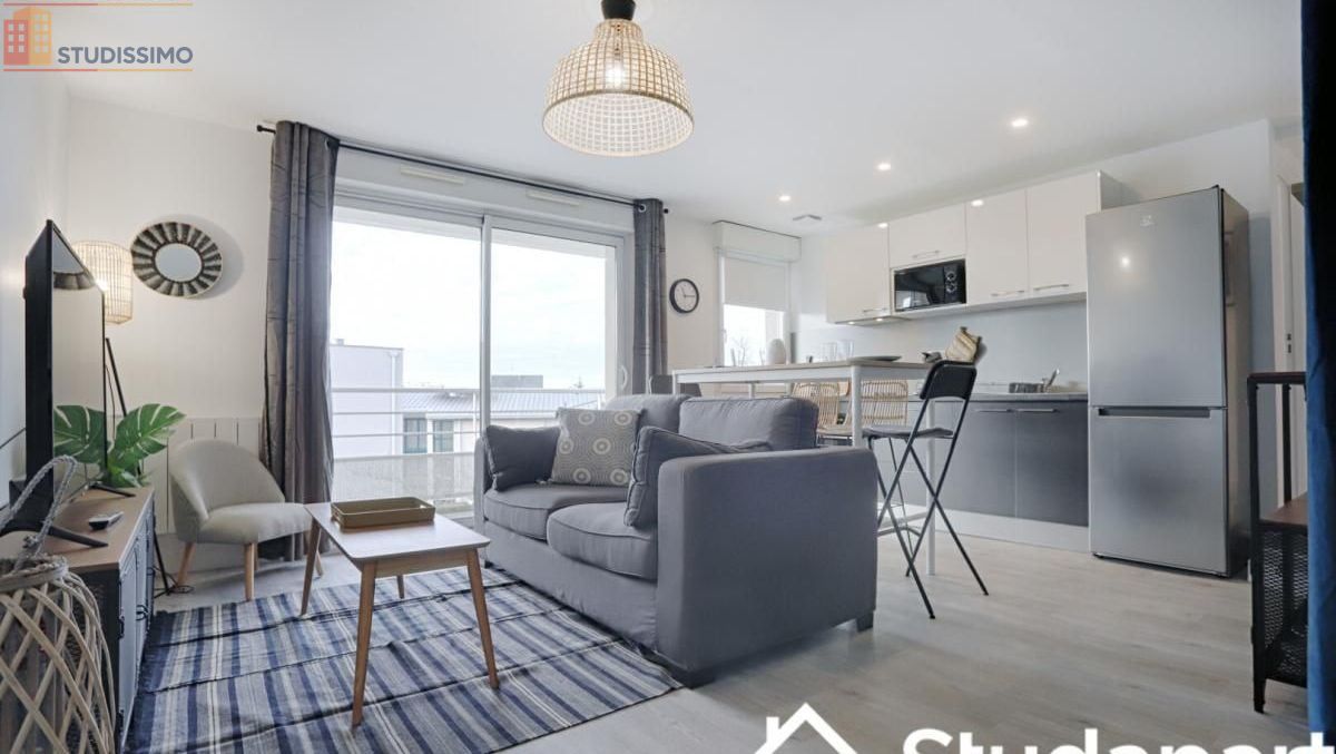 Studio meublé 10m² Rennes 35000 - Meublé, DPE A - Photo 1