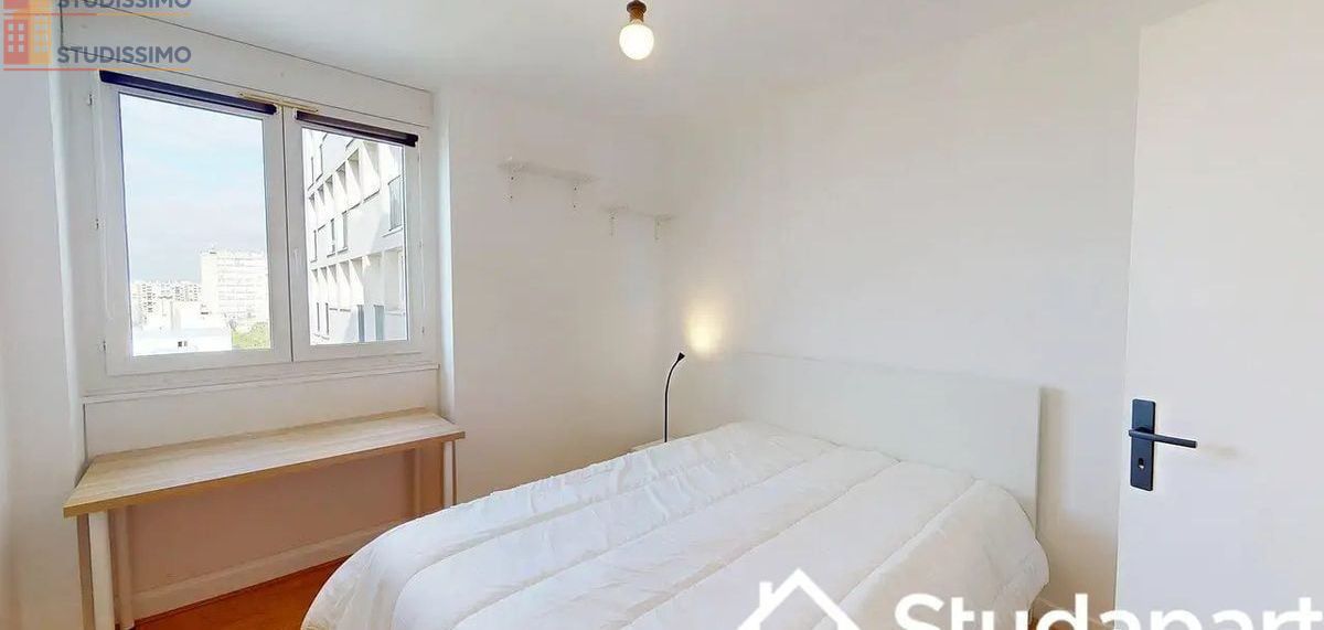 Studio meublé 10m² Rennes - Étage élevé, lumineux - Photo 1