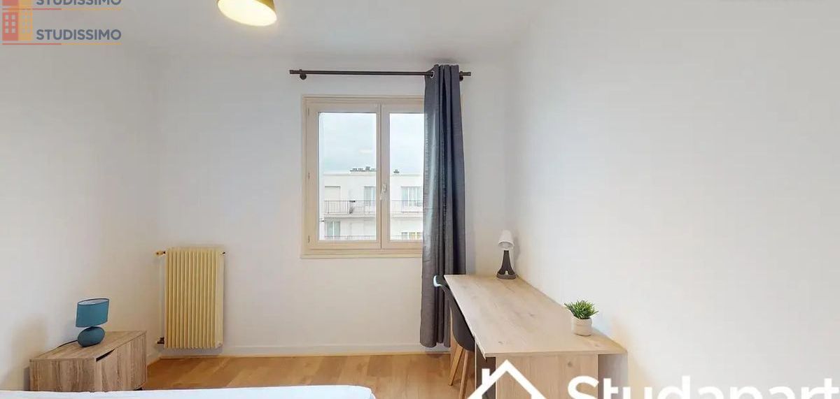 Studio meublé 9m² Rennes 35200 - Calme, étage 3 - Photo 2