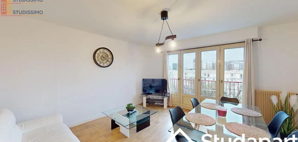 Studio meublé 9m² Rennes 35200 - Calme, étage 3 - Photo 1