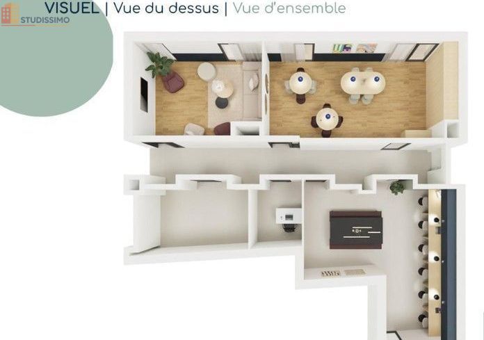 Studio meublé 22m² Rennes 35000 - Meublé, équipé - Photo 1