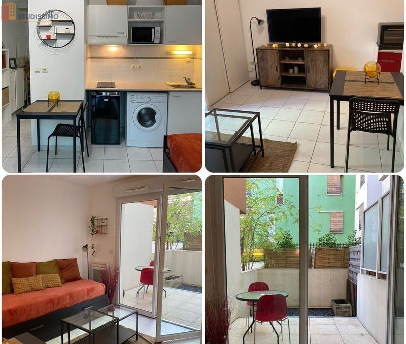 Studio meublé 24m² Montpellier 34070 - Terrasse, parking privé - Photo 2