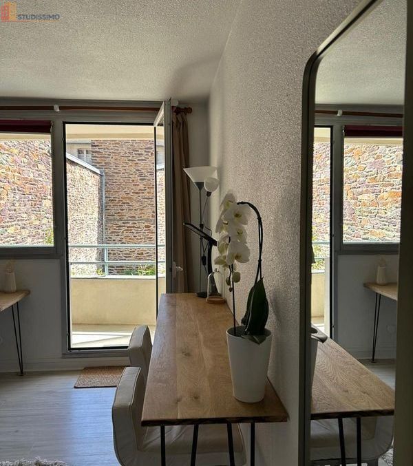 Studio meublé 23m² Rennes 35000 - Meublé, balcon" - Photo 1