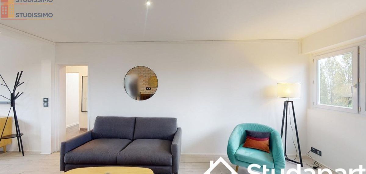 Studio meublé 12m² Bordeaux 33000 - Lumineux, dernier étage - Photo 2