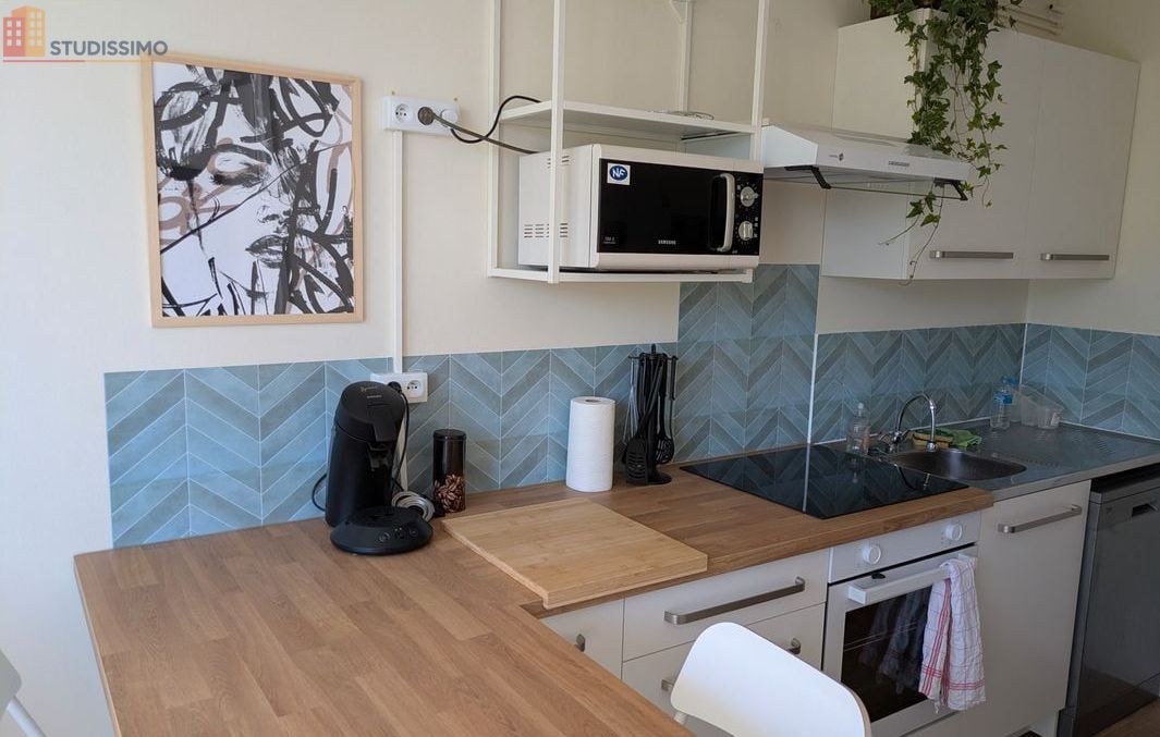 Studio meublé 17m² Talence - Balcon, proche stade - Photo 3