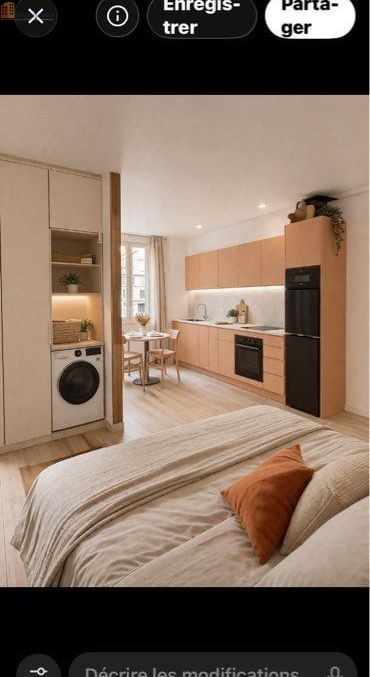 Studio meublé 17m² Bordeaux Gambetta - Rénové, premium - Photo 1