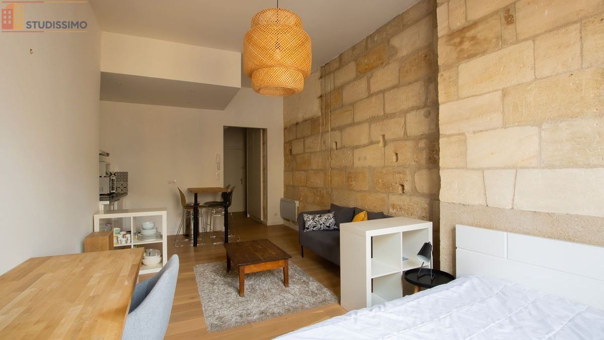 Studio meublé 30m² Bordeaux centre - Lumineux, meublé - Photo 3