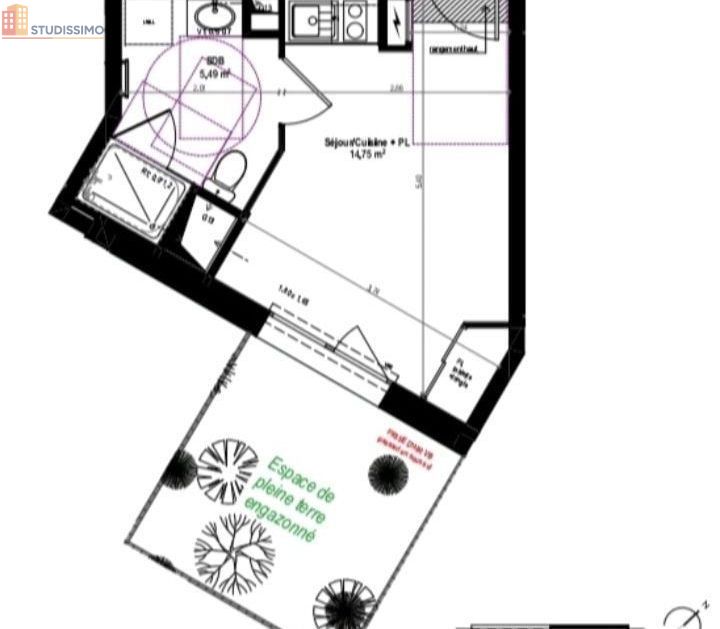 Studio 20m² Rennes centre - Meublé, proche Saint-Martin - Photo 5