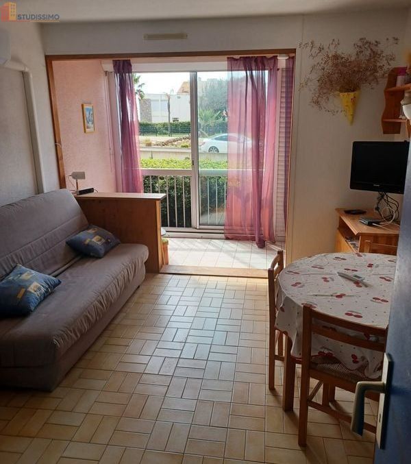 Studio meublé 24m² Valras-Plage - Proche plage, lumineux - Photo 0