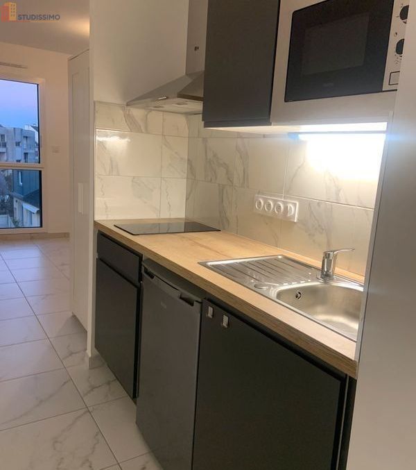 Studio 20m² Rennes 35200 - Meublé, neuf - Photo 4