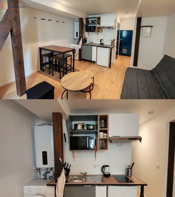 Studio meublé 22m² Rennes centre - Meublé, 2e étage - Photo 3