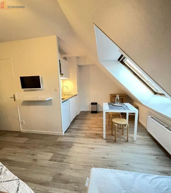 Studio meublé 27m² Rennes centre - Meublé, parking - Photo 2
