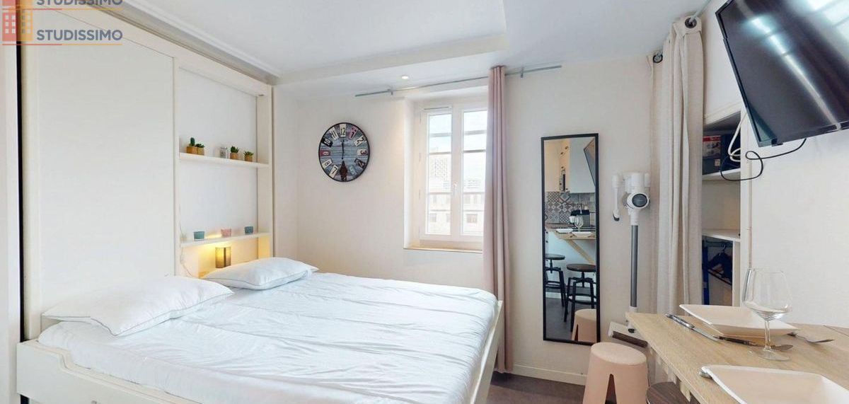 Studio 13m² Rennes centre - Meublé, 4e étage - Photo 21
