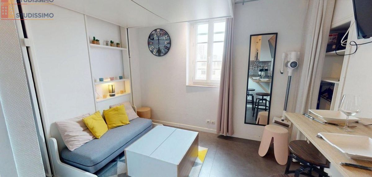 Studio 13m² Rennes centre - Meublé, 4e étage - Photo 16