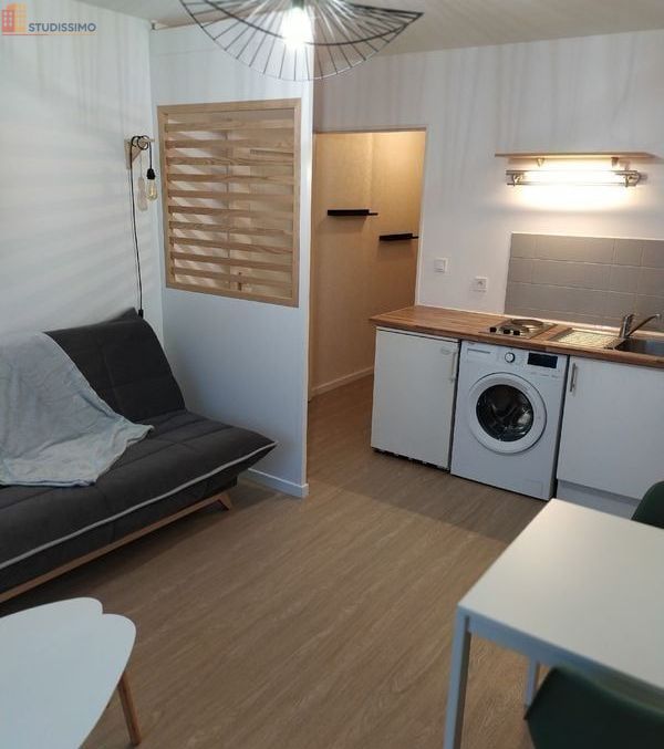 Studio meublé 23m² Rennes Saint-Hélier - Balcon, parking - Photo 5