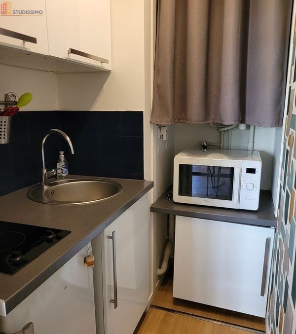 Studio meublé 25m² Rennes 35000 - Balcon, lumineux - Photo 1
