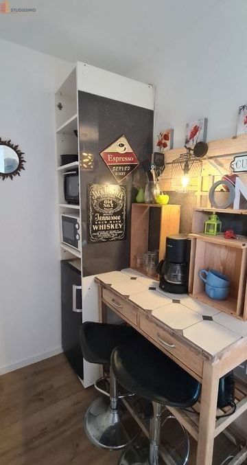 Studio meublé 18m² Fougères - Salle d'eau privative, kitchenette - Photo 5