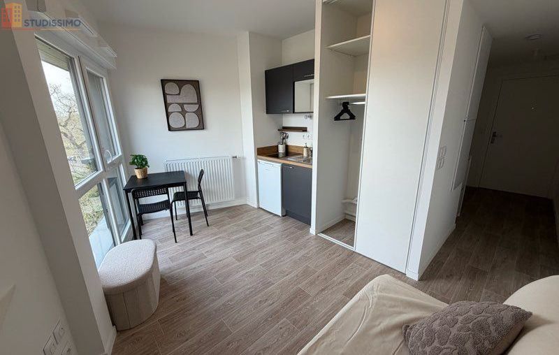 Studio meublé 21m² Rennes centre - Proche métro, neuf - Photo 2