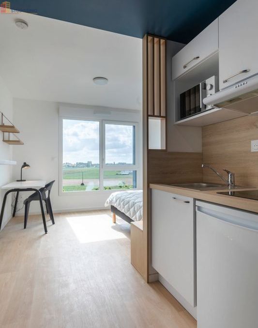 Studio meublé 19m² Saint-Malo 35400 - Meublé, dernier étage - Photo 4