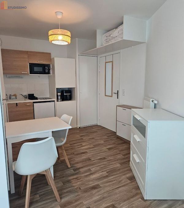 Studio 22m² Rennes nord Saint-Martin - Meublé, calme - Photo 2