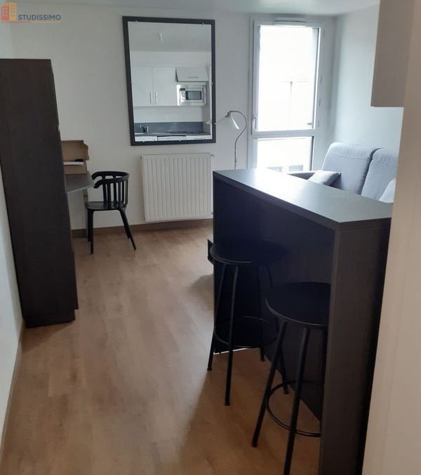 Studio meublé 23m² Rennes centre - Résidence récente, lumineux - Photo 3