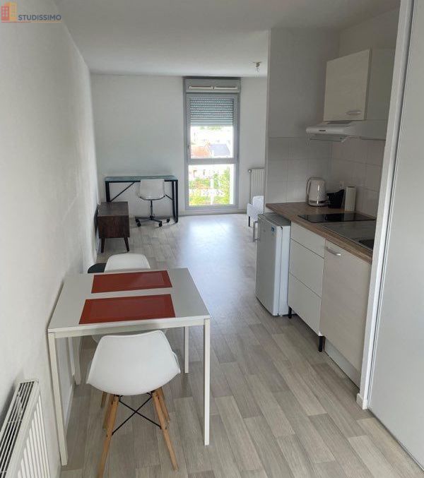 Studio meublé 36m² Tours Deux Lions - Lumineux, meublé - Photo 2