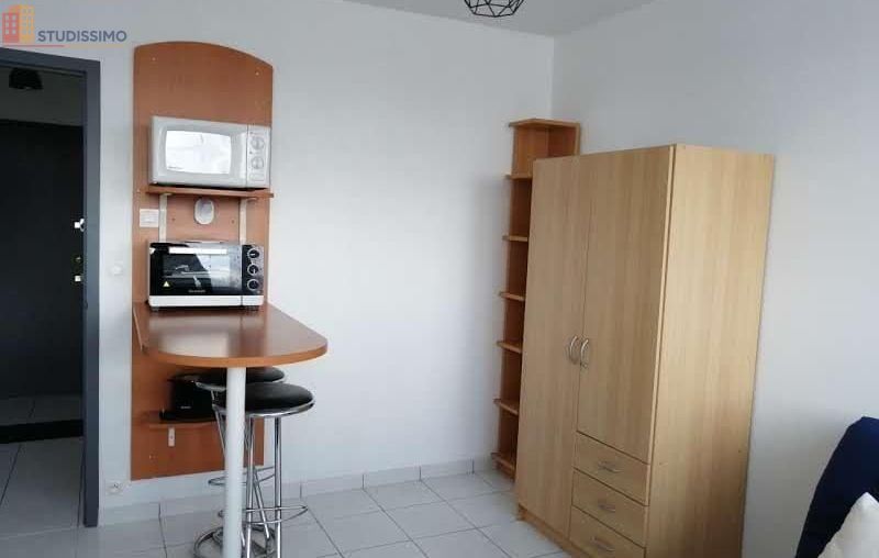 Studio meublé 21m² Chambray-lès-Tours - Lumineux, meublé - Photo 3