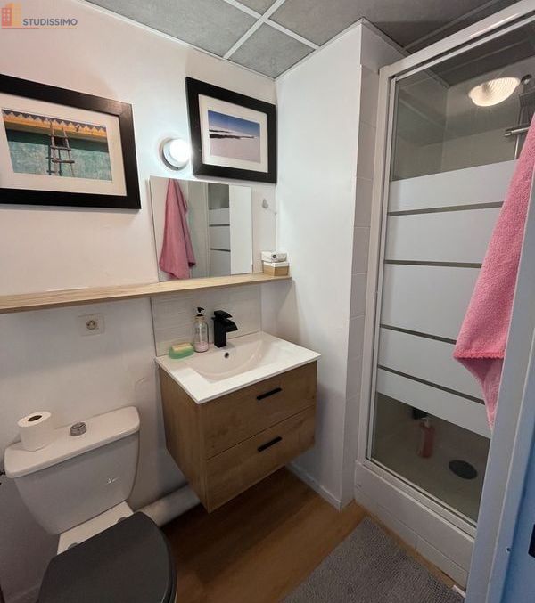 Studio meublé 21m² Tours 37000 - Refait à neuf, parking - Photo 2