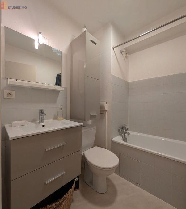 Studio meublé 19m² Joué-lès-Tours - Meublé, DPE C - Photo 2