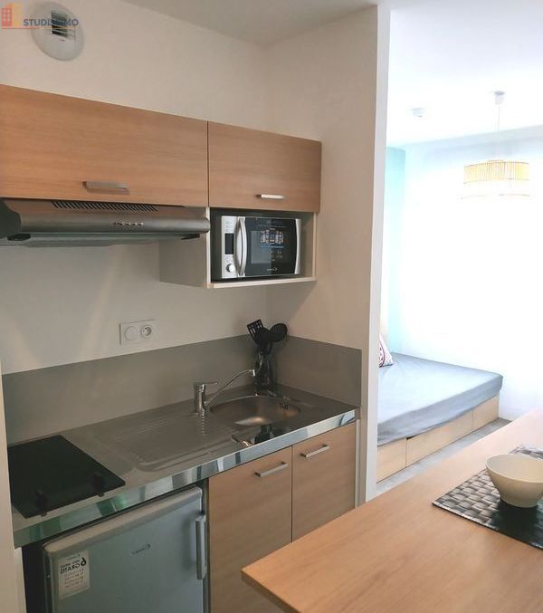 Studio meublé 22m² Tours 37200 - Résidence étudiante sécurisée - Photo 9