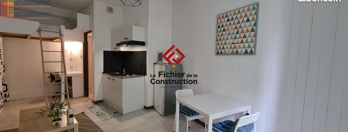 Studio meublé 24m² Grenoble 38000 - Meublé, DPE D - Photo 10