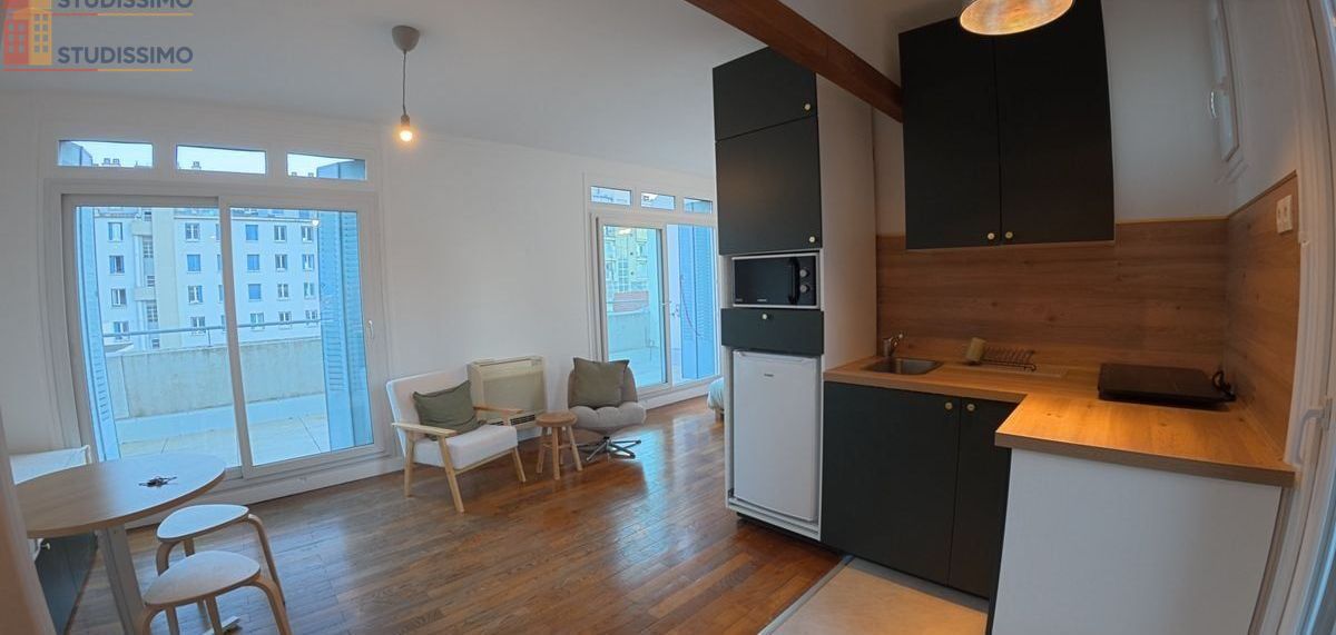 Studio meublé 30m² Grenoble 38000 - Lumineux, terrasses vue Chartreuse - Photo 3