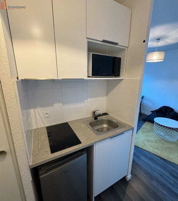 Studio 22m² Grenoble centre - Meublé, proche gare - Photo 1