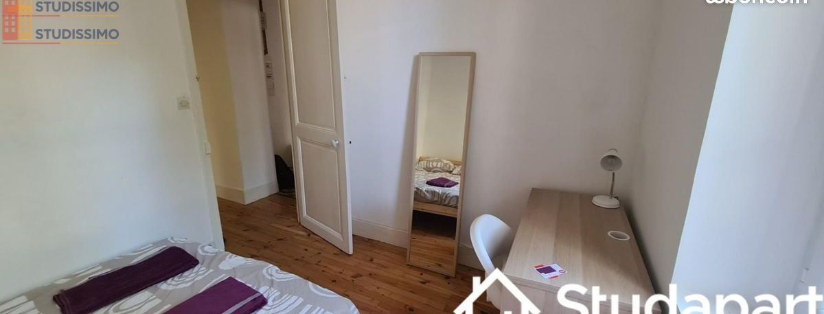 Studio meublé 9m² Grenoble 38000 - Meublé, chambre individuelle - Photo 3