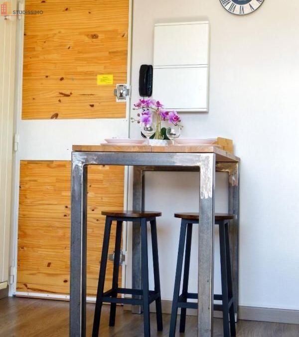 Studio meublé 18m² Grenoble 38000 - Étage élevé, lumineux - Photo 8