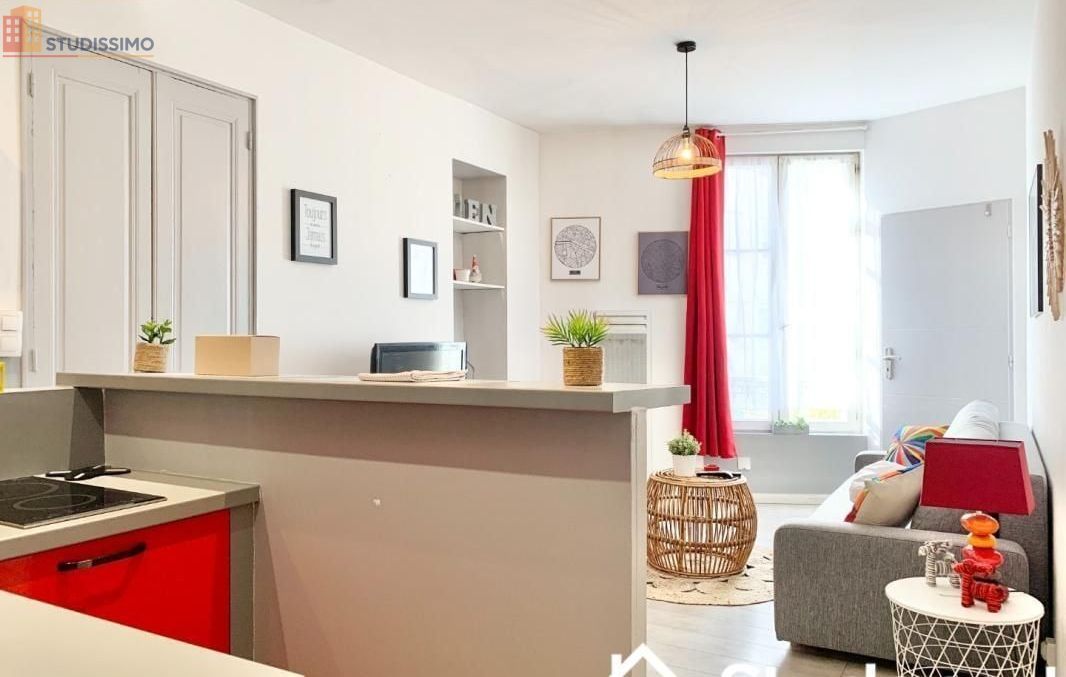Studio meublé 28m² Grenoble centre - Lumineux, DPE A - Photo 7