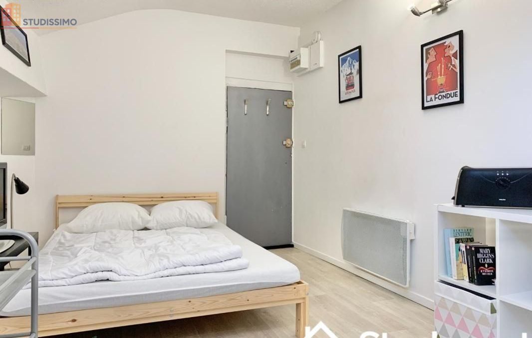 Studio meublé 18m² Grenoble - Lumineux, étage élevé - Photo 3